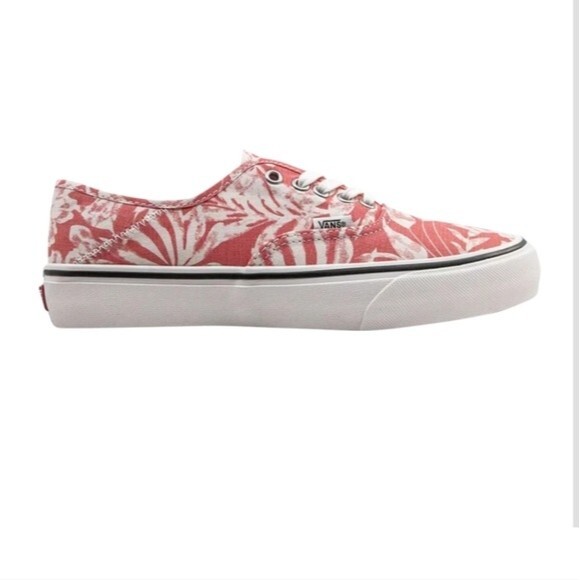 Vans island floral linen lace up size 8 - Picture 1 of 7